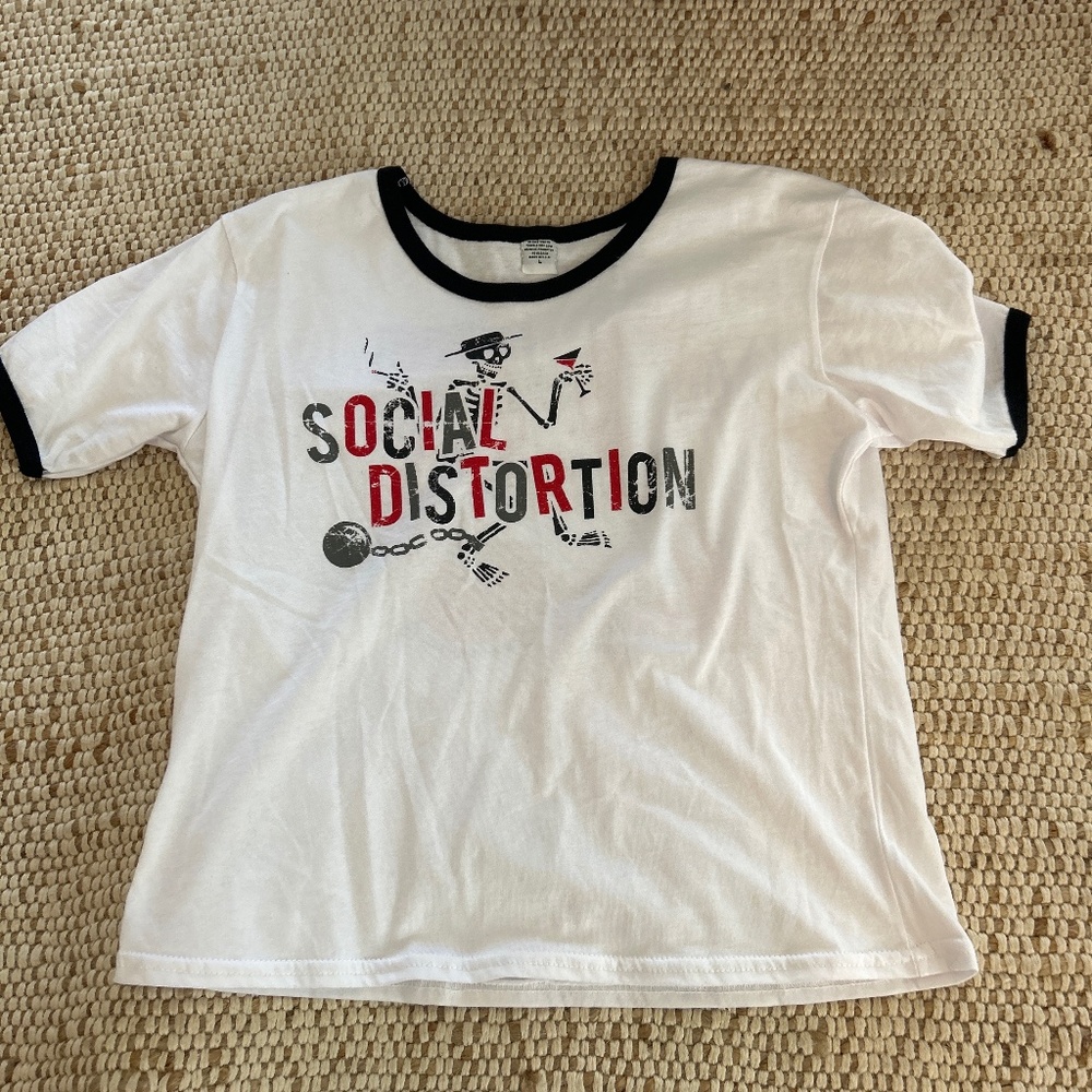 Social Distortion crop top